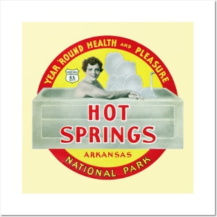 1930's Hot Springs National Park, Arkansas Posters and Art